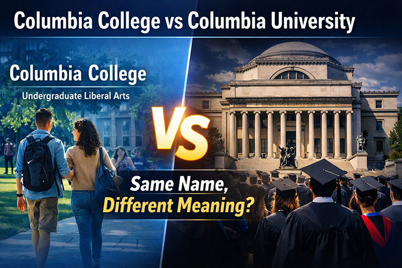 Columbia College vs Columbia University Comparison