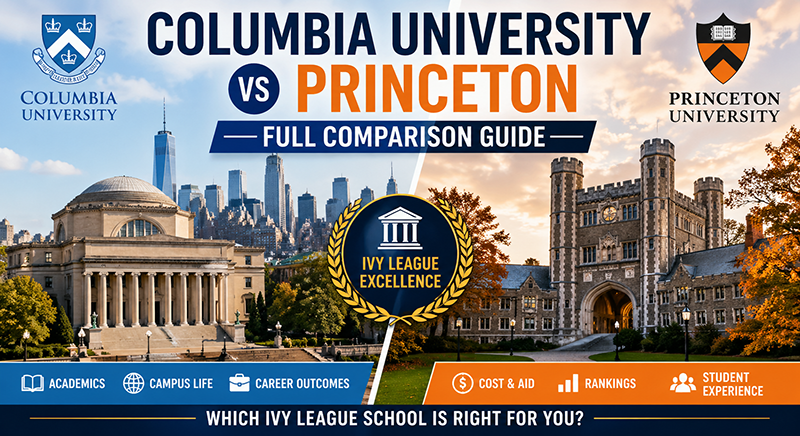 Columbia vs Princeton Full Comparison Guide