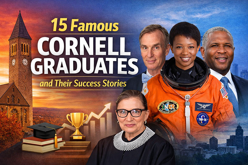 Cornell University Famous Graduates Success Stories Cover