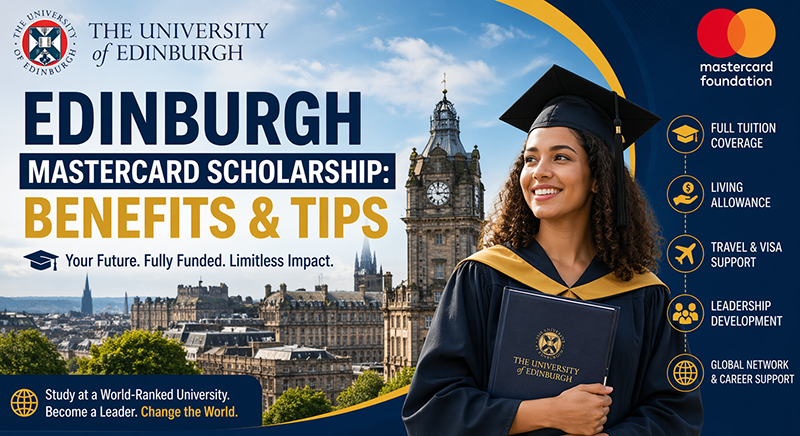 Edinburgh Mastercard Scholarship Benefits Tips Banner