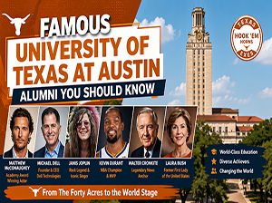 Famous University of Texas at Austin Alumni Cover Banner Design-1