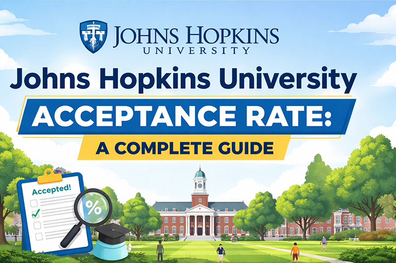 Johns Hopkins University Acceptance Rate Guide Banner