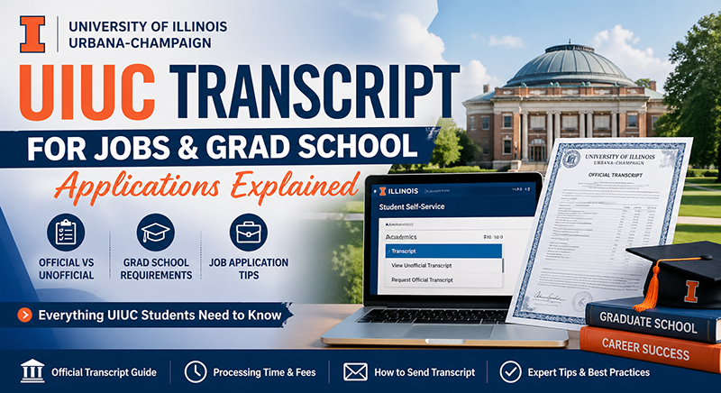 UIUC Transcript Jobs vs Grad School Cover Banner