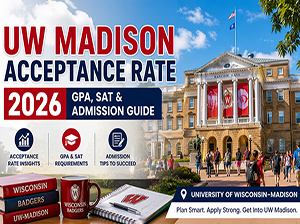 UW Madison Acceptance Rate GPA SAT Admission Guide Cover Banner-1