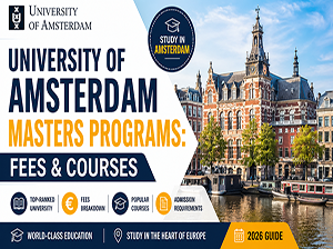 University of Amsterdam Masters Programs Fees and Courses Cover Image-1
