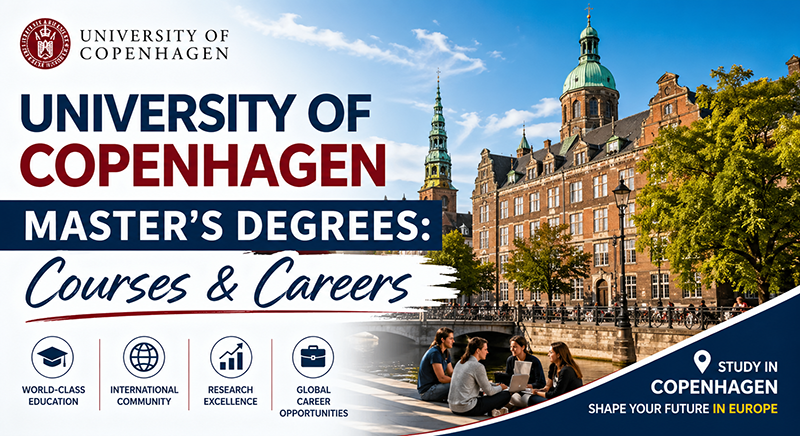 University of Copenhagen Master’s Degrees Courses Careers Banner