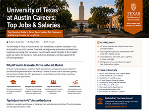 University of Texas at Austin Careers Guide Cover Top Jobs & Salaries Overview-1