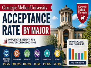 Carnegie Mellon University Acceptance Rate by Major-1