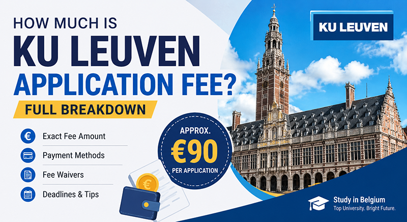 How Much Is KU Leuven Application Fee Full Breakdown