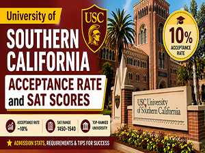University of Southern California Acceptance Rate and SAT Scores-1