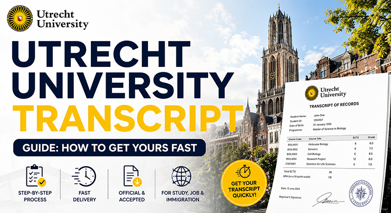 Utrecht University Transcript Guide How to Get Yours Fast